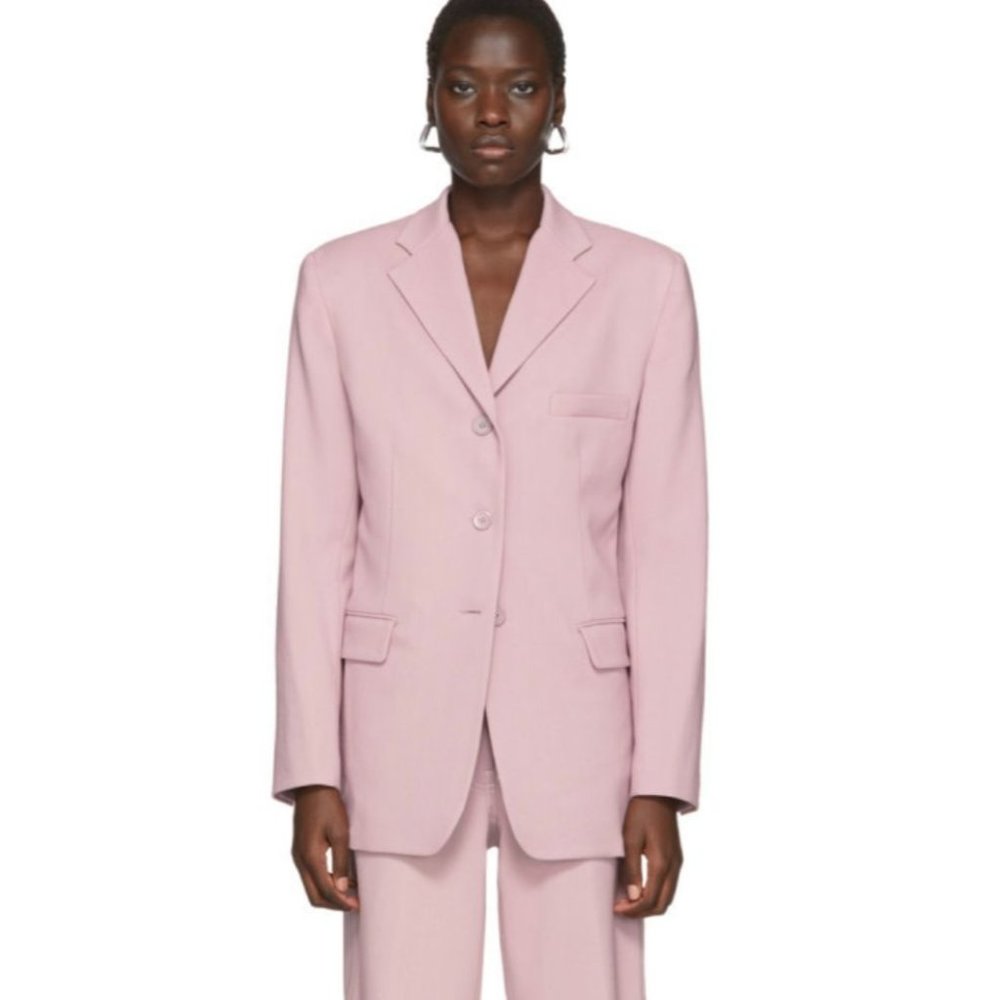 Sies Marjan Molly Wool Canvas Oversized Blazer